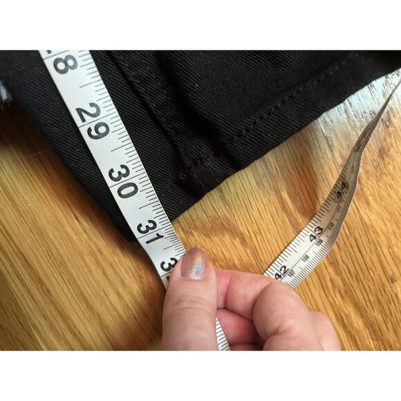 H&M Washed Black Wide Leg High Jeans Size 4 - Picture 6 of 7